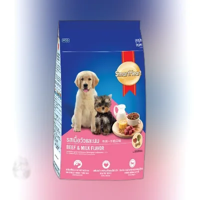 SmartHeart Puppy Food Beef & Milk