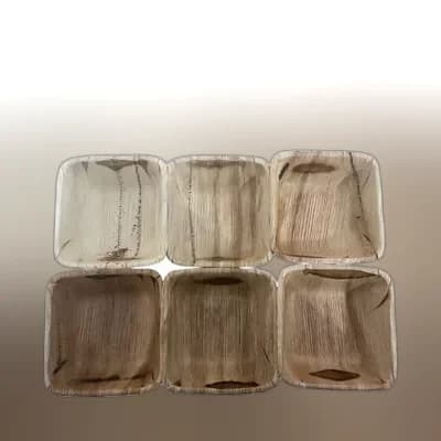 Areca Leaf Square Bowl