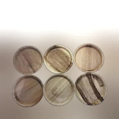 Areca Leaf Round Plate Set