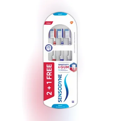 Sensodyne Sensitivity & Gum Toothbrush (Buy 2 Get 1 Free)