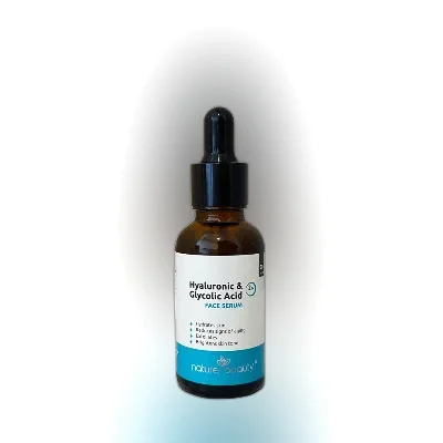 Nature Beauty Hyaluronic & Glycolic Acid Face Serum