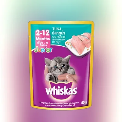 Whiskas Cat Food Junior Tuna Kitten