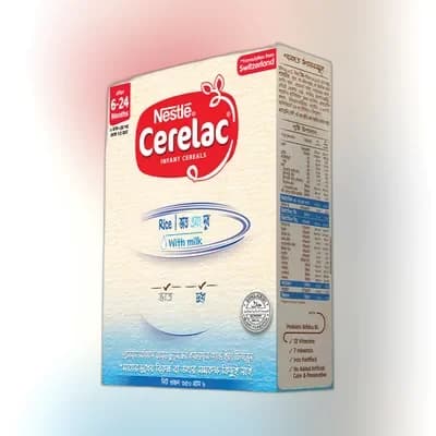 Nestle Cerelac Rice With Milk Baby Food (6 M+)