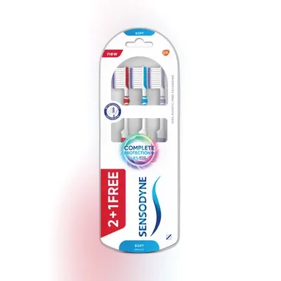 Sensodyne Complete Protection Toothbrush (Buy 2 Get 1 Free)