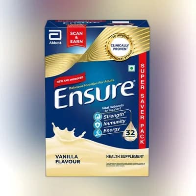 Ensure Vanilla Flavour Complete, Balanced Nutrition Drink For Adults