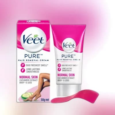 Veet Pure Hair Removal Cream Normal Skin With Cucumber Extract