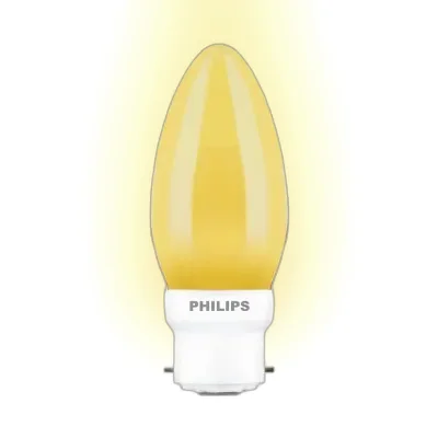 Philips Deco LED Candle Bulb Yellow 0.5 Watt (Pin)