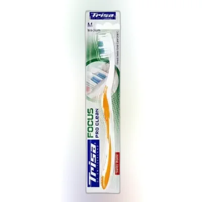 Trisa Tooth Brush Focus Pro Clean Medium (Assorted colour)