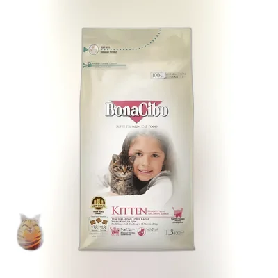 Bonacibo Cat Food Kitten Chicken With Anchovy & Rice