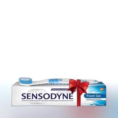 Sensodyne Fresh Gel Toothpaste (Free Brush 1 pcs)