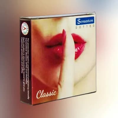 M1 Sensation Classic Dotted Condoms