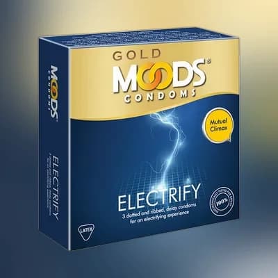 H4 Gold Moods Electrify Condoms