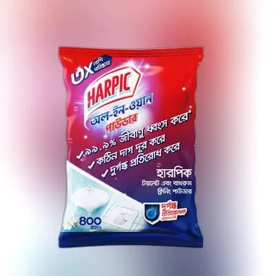 Harpic All-In-One Toilet & Bathroom Cleaning Powder