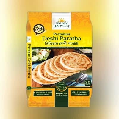 Golden Harvest Premium Deshi Paratha 20 pcs