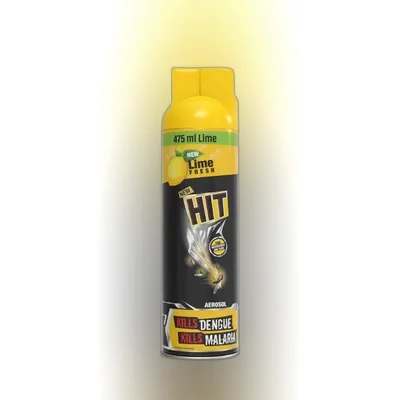 Black Hit Anti Mosquito Aerosol Spray Lime