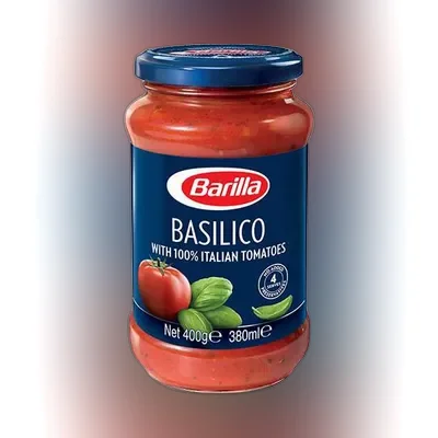Barilla Pasta Sauce Jar Basilico