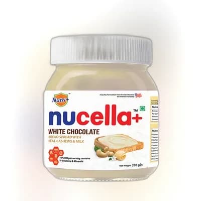 Nucella+ White Chocolate Bread Spread Cashew Nut & Milk
