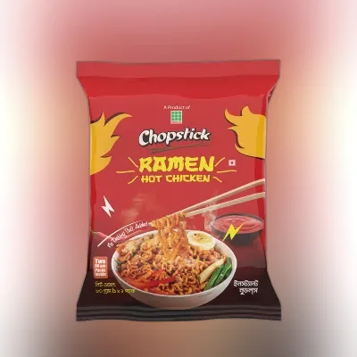 Chopstick Ramen Hot Chicken Instant Noodles 2 pack