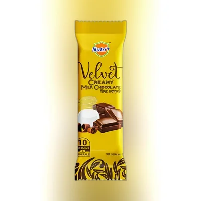 Nutri+ Velvet Creamy Milk Chocolate Bar