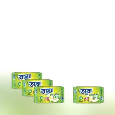 Tara Care Dish Washing Bar 300 gm (Buy 3 Get 1 Free)