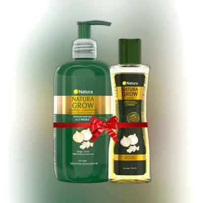 Natura Shampoo & Conditioner (Free Hair Oil 100 ml)